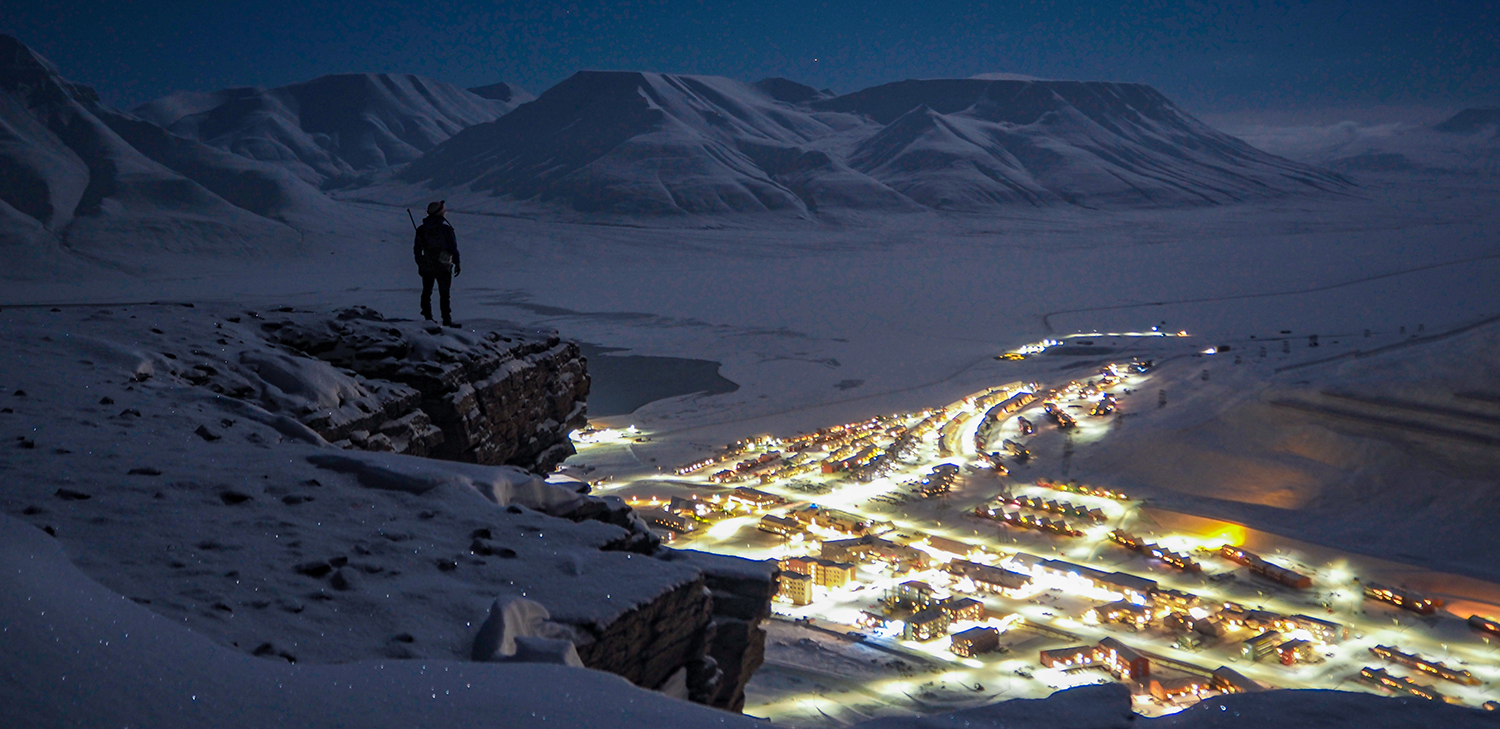 View over Longyearbyen